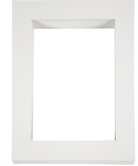 Passepartoutramme A4 28,5x37 cm (19,8x28) - Hvid